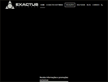 Tablet Screenshot of exactus.com.br